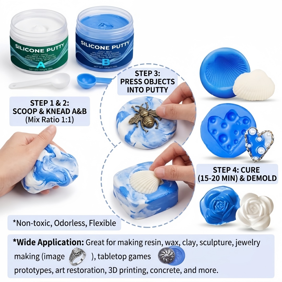 Silicone Putty Mold Making Sup - Soap Making Instructions recension och pris