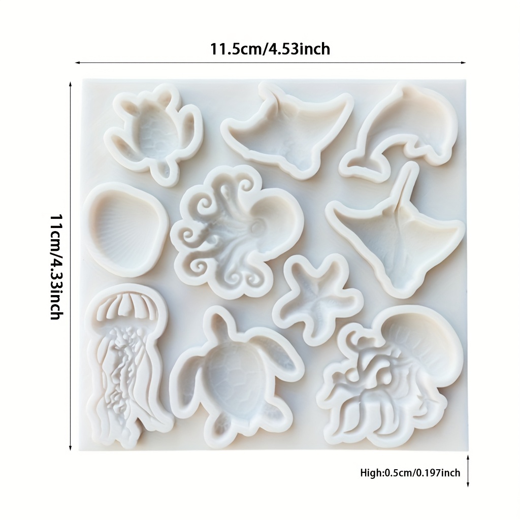 Sea Animal Silicone Mold Octop - Soap Making Kit For Beginners recension och pris