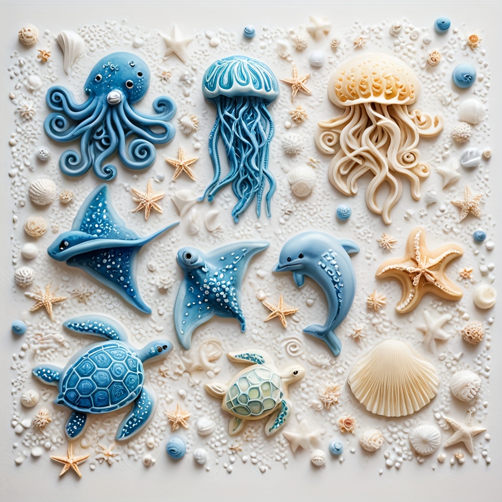 Sea Animal Silicone Mold Octop - Soap Making Kit For Beginners recension och pris