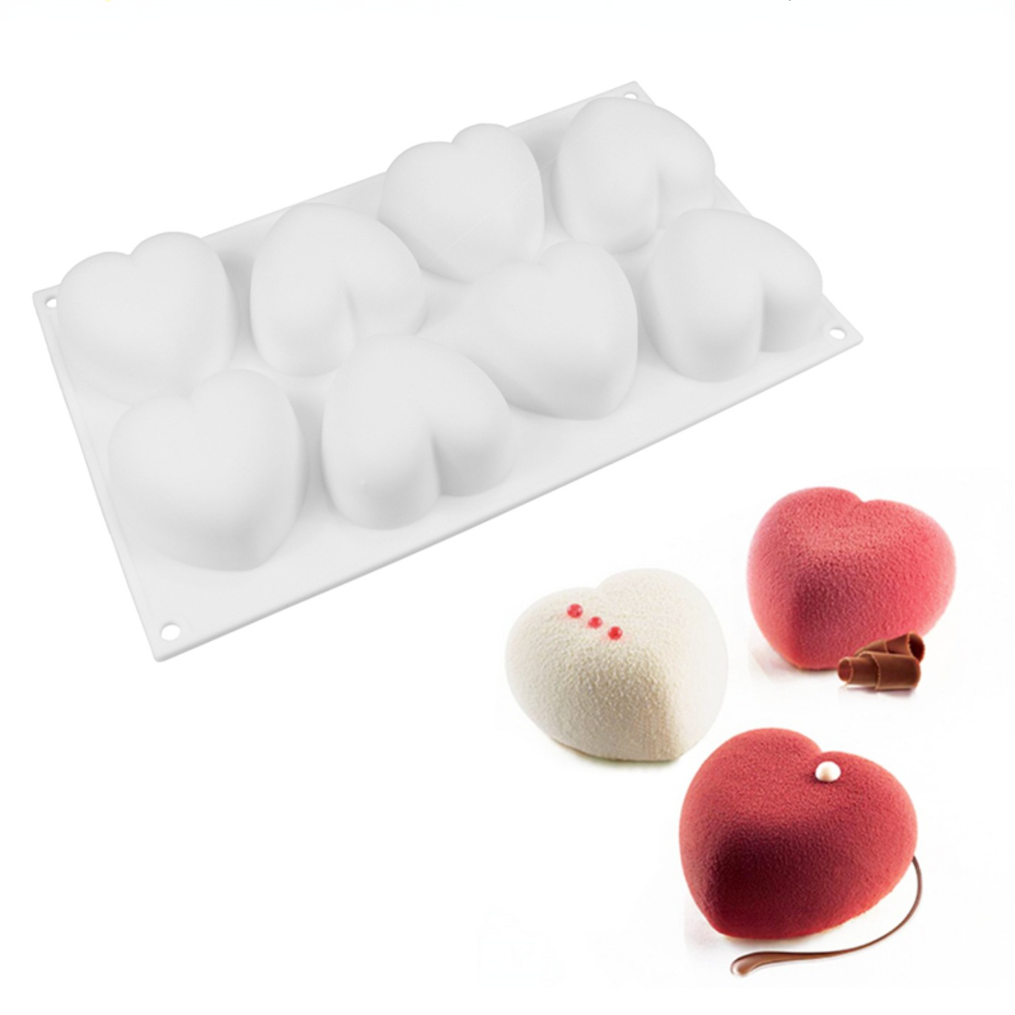 Love Heart Silicone Soap Mold  - Soap Making Diy Kit recension och pris