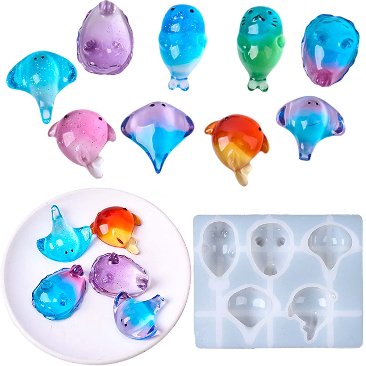 3D Healing Kawaii Manta Ray Wh - Soap Making Instructions recension och pris