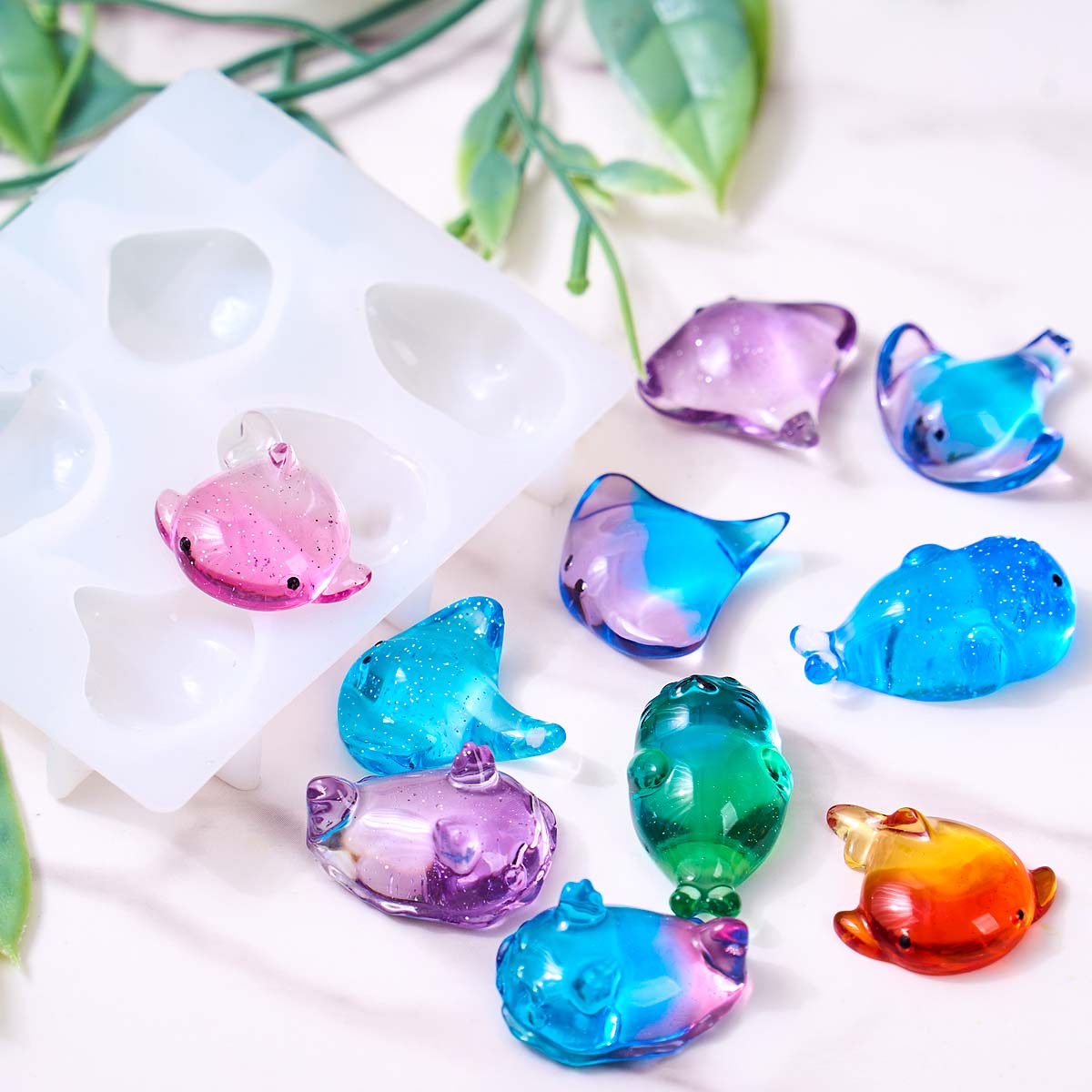 3D Healing Kawaii Manta Ray Wh - Soap Making Instructions recension och pris