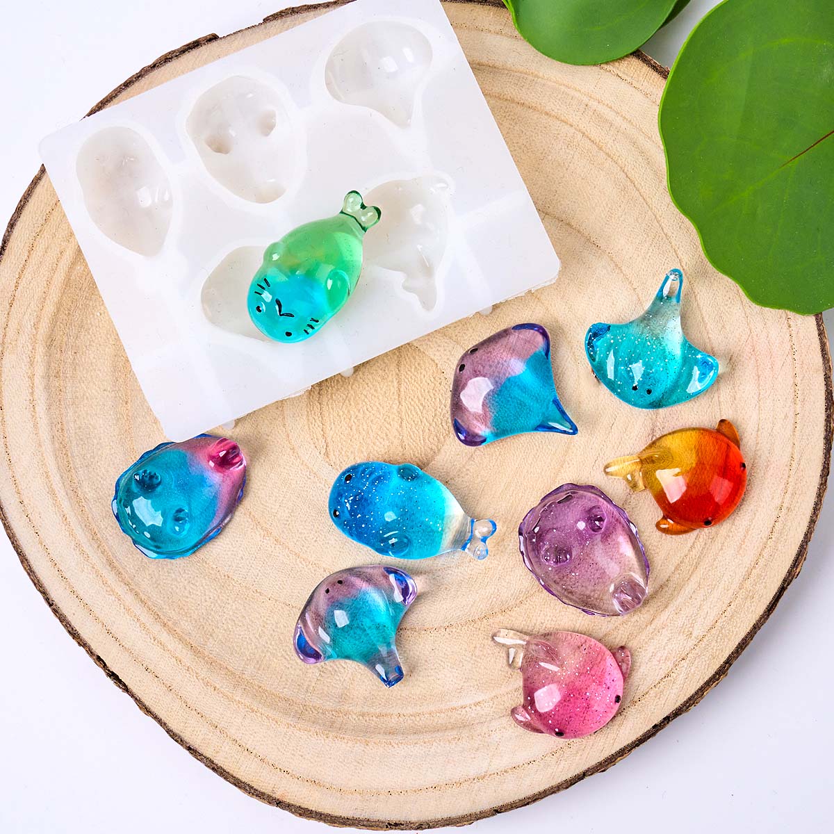 3D Healing Kawaii Manta Ray Wh - Soap Making Instructions recension och pris